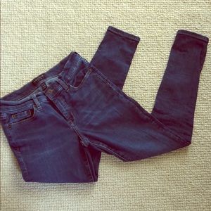Banana Republic Dark Blue Skinny Jeans - Size 25P